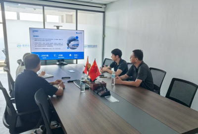 上海訊凱新材料交流團(tuán)到集團(tuán)青島項目開發(fā)部座談交流